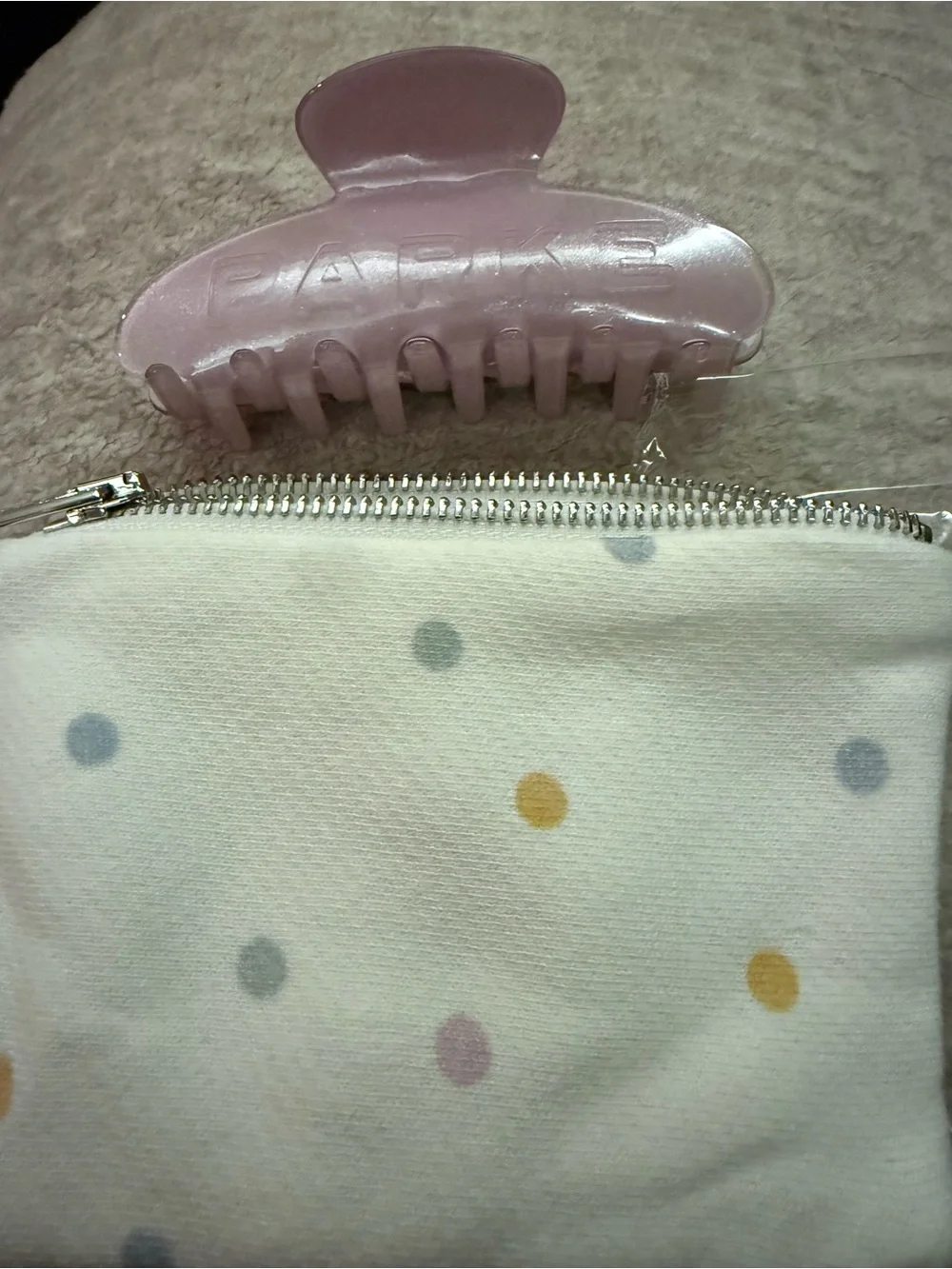 New Parke Sparkly Purple Birthday Hair Claw Clip